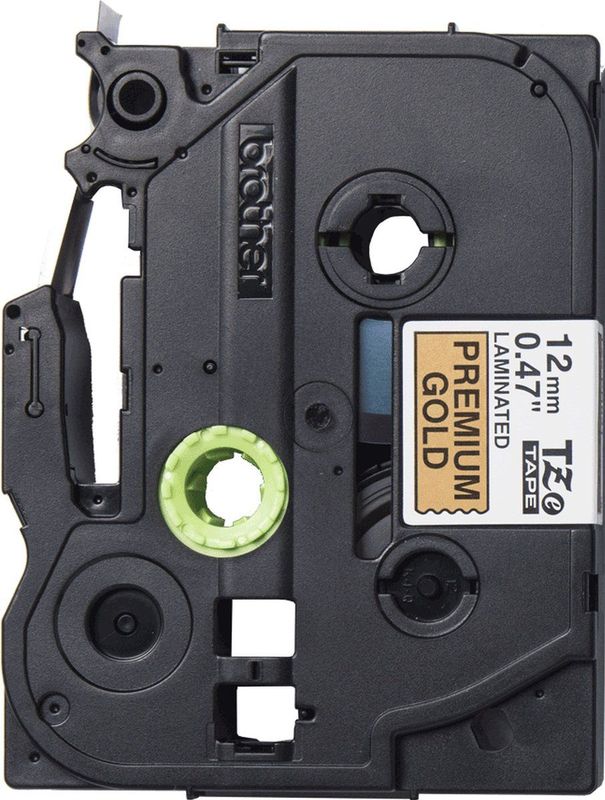 Brother TZE-PR831 labelprinter-tape Zwart op goud