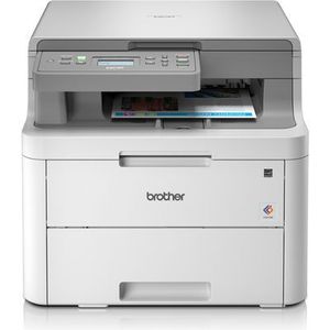 Brother DCP-L3510CDW (Laser, Kleur), Printer, Wit, Grijs