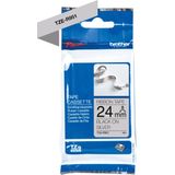 Brother - TZe-R951 - Tape - Zwart op Zilver - 24 mm - 4 meter