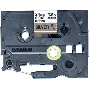 Brother - TZe-R951 - Tape - Zwart op Zilver - 24 mm - 4 meter
