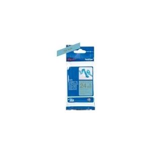 Brother - TZe-RL54 - Tape - Lichtblauw - Goud - 24 mm - 4 meter