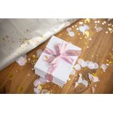 Brother - TZe-RE54 Tape - Goud op Roze - 24 mm - 4 Meter