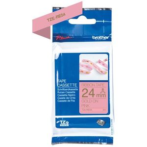 Brother TZERE54 lint, 24 mm, goud/roze