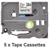 Brother TZE-231M5 Labelprinter-tape Zwart Op Wit