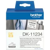 Brother DK-11234 printeretiket Wit Zelfklevend printerlabel
