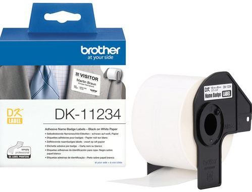Brother DK-11234 printeretiket Wit Zelfklevend printerlabel
