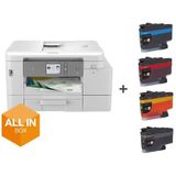 Brother Mfc-J4540DWXL Multifunctionele Printer - Zwart - Inkjet