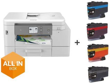 Brother Mfc-J4540DWXL Multifunctionele Printer - Zwart - Inkjet