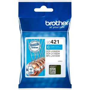 Brother LC-421C inktcartridge cyaan (origineel)