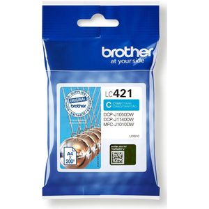 Original Brother LC421C Tintenpatrone cyan