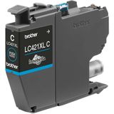 Brother LC-421XLC inktcartridge cyaan hoge capaciteit (origineel)