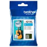 Brother LC-421XLC inktcartridge cyaan hoge capaciteit (origineel)