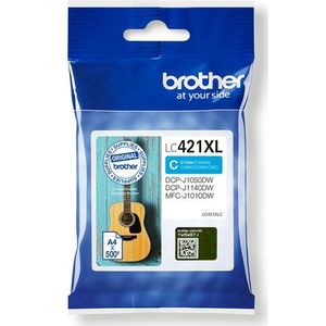 Brother LC-421XLC inktcartridge 1 stuk(s) Origineel Hoog (XL) rendement Cyaan
