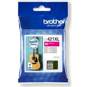 Brother LC-421XLM inktcartridge 1 stuk(s) Origineel Hoog (XL) rendement Magenta