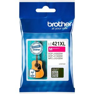 Brother Inktcartridge LC-421XLM Magenta Hoge capaciteit