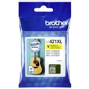 Brother LC421XLY - Hohe Ergiebigkeit - Gelb - original - Tintenpatrone