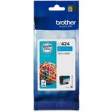 Brother LC-424C inktcartridge cyaan, 750 pagina's - origineel