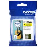 Brother LC-421XLY - Inktcartridge - Geel - 5 Stuks - Tot 500 Pagina's