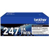 Brother Original TN-247BK Toner - schwarz Doppelpack (TN242BKTWIN)