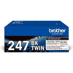Brother Toner TN-247BKTWIN Origineel 2-pack Zwart 3000 bladzijden TN247BKTWIN
