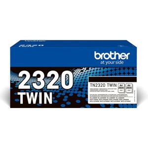 Toner Brother TN-2320TWIN 2600 pgs Zwart