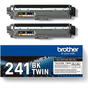 Original Ink Cartridge Brother TN241BKTWIN Black