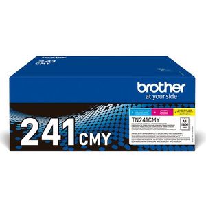 Brother - TN-241CMY Kleurtoner - Cyaan, Magenta, Geel - 3 Stuks