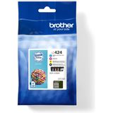 Original Ink Cartridge Brother LC-424VAL Multicolour