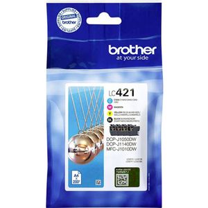Brother LC-421VAL - 4-farbig - Druckerpatrone - Multipack