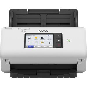 Brother ADS-4700W, professionele documentenscanner met USB, LAN en WLAN, duplex scan, touchscreen, ADS4700WRE1, wit