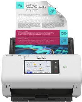 Brother - Ads-4700w Scanner - Professionele Desktopscanner - Zwart - USB 3.0