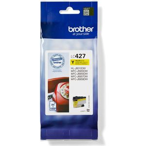 Brother - LC427Y - Inktpatroon - Geel - Vervagingsbestendig - 1500 Pagina's