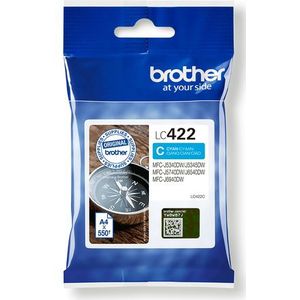 Brother LC422C inktcartridge 1 stuk(s) Origineel Cyaan