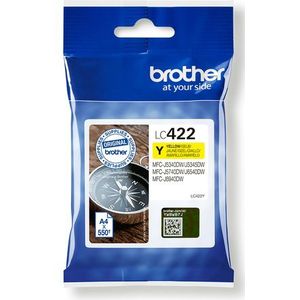 Brother LC-422Y inktcartridge 1 stuk(s) Origineel Geel