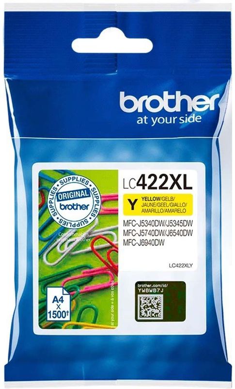 Original Ink Cartridge Brother LC-422XLY Yellow