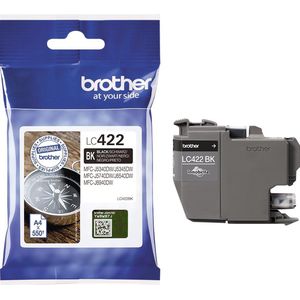 Brother LC-422BK inktcartridge zwart (origineel)