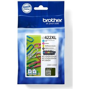 Brother LC-422XLVAL Inktcartridge - Zwart Cyaan Magenta Geel