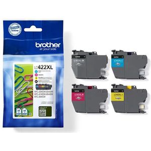 Brother LC-422XLVAL - Inktcartridge - Zwart / Cyaan / Magenta / Geel