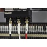 Labeltape krimpkous Brother Hse HSE261E Tapekleur: Wit Tekstkleur:Zwart 31 mm 1.5 m