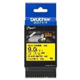 Brother HSE621E Labeltape krimpkous Tapekleur: Geel Tekstkleur: Zwart 9.0 mm 1.5 m