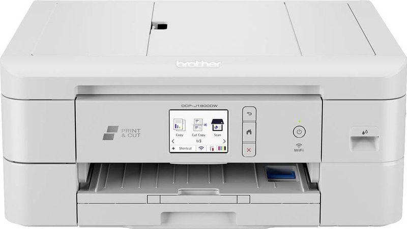 Brother DCP-J1800DW Multifunctionele inkjetprinter A4 Printen, scannen, kopiëren ADF, Cutter, LAN, WiFi, USB