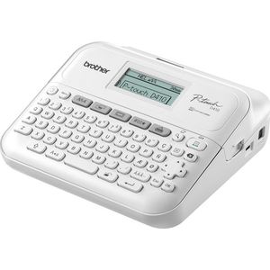 Labelprinter Brother P-touch TZe PT-D410 desktop qwerty 18mm wit in koffer