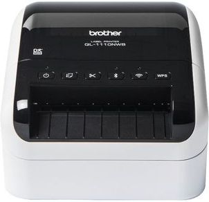Brother QL-1110NWB labelprinter Direct thermisch 300 x 300 DPI 110 mm/sec Bedraad en draadloos Ethernet LAN DK Wifi Bluetooth