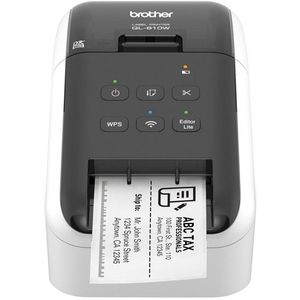 Brother - QL-810Wc Labelprinter - Rood/Zwart - Thermisch Papier - Wifi
