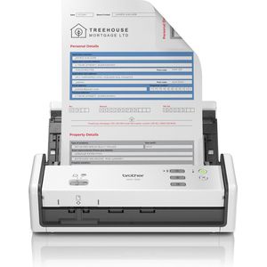 Brother ADS-1300 Scanner - 1200 DPI - A4 - Wit