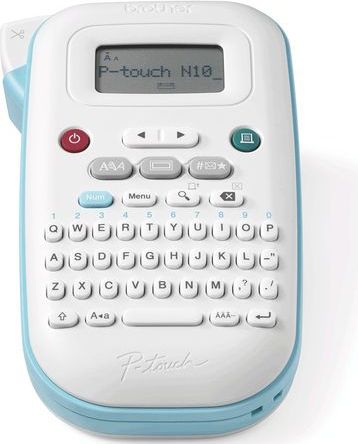 Brother - PT-N10 - Thermische Labelprinter - Blauw - Wit