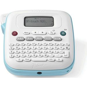 Brother - PT-N20 - Etiketteringsapparaat - Blauw - Wit