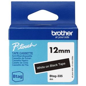 Brother - Btag Tape - 12 mm - 4 Meter - Duurzaam - Voor Organisatie