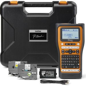 Brother PT-E560BTVP Etikettendrucker, Wärmeübertragung, 180 x 180 DPI, 20 mm/Sek, mit Kabel & kabellos, HSE/TZE Bluetooth AZERTY