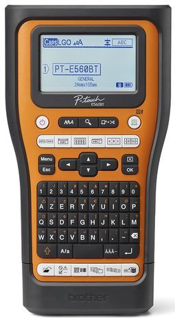 Brother PT-E560BTVP labelprinter Thermo transfer 180 x 180 DPI 20 mm/sec Bedraad en draadloos HSE/TZe Bluetooth AZERTY